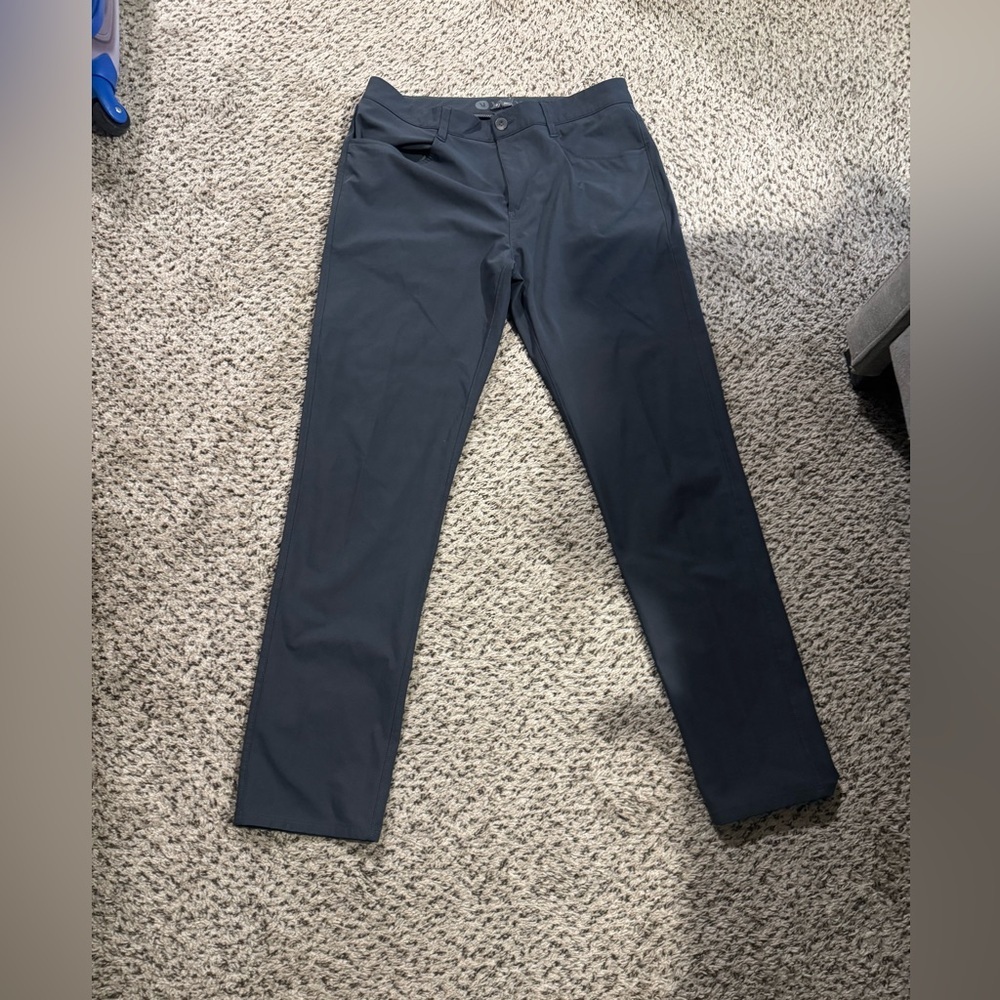 Vuori The Rise The Shine Men's Gray Casual Pants size 32 - Picture 4 of 15
